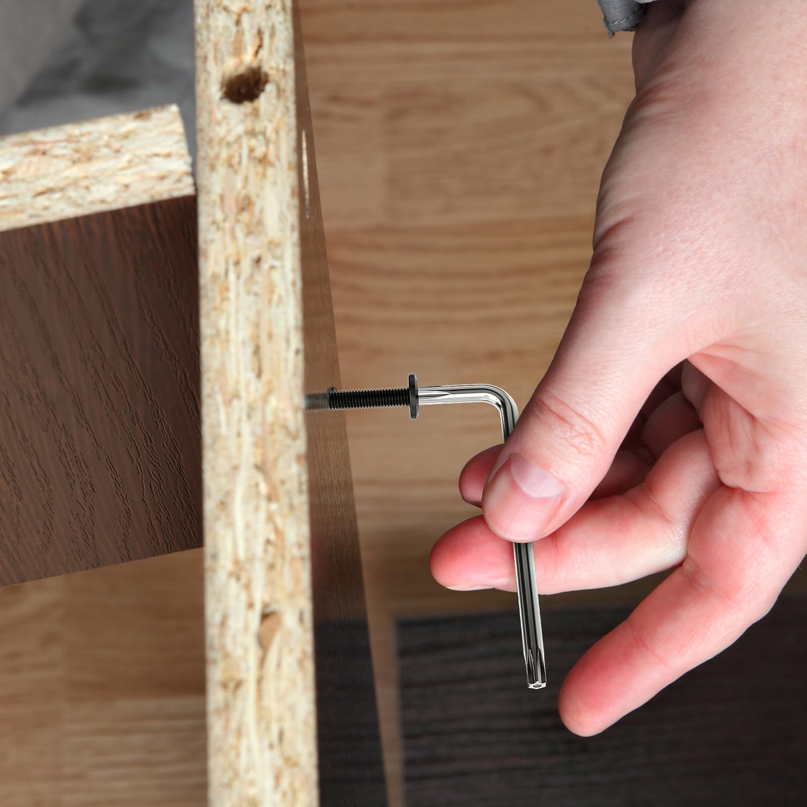 DRESSELHAUS Lenskopschroef binnenzeskant met flens M4x10 mm