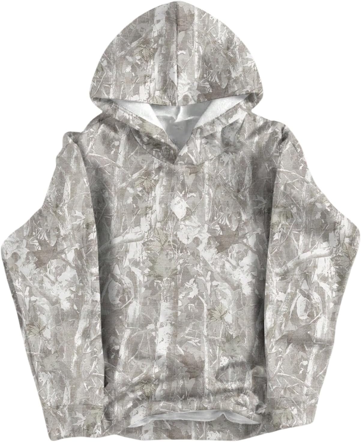 RoseSeek Boy's Camo Hoodies Long Sleeve Camouflage Print Hooded Sweatshirts Pullover Vintage Tops Streetwear