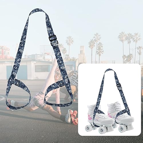 Miniatura 7 de Cosmos Correa ajustable para patinaje correa de transporte para botas de esquí correa de hombro para patines de ruedas patines de hielo botas de
