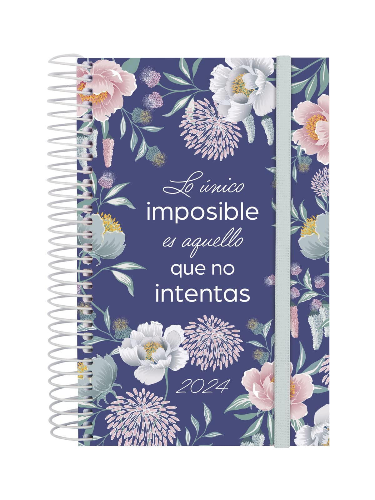 Finocam - Agenda 2024 Espiral Design Collection 1 Día Página Enero 2024 - Diciembre 2024 (12 meses) Imposible Español