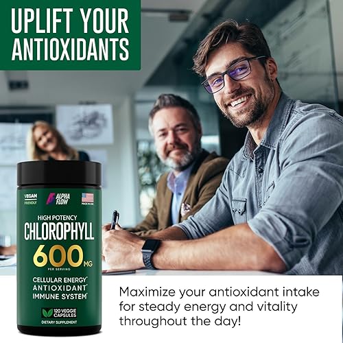 Miniatura 4 de Cápsulas de clorofila de 600 mg – Píldoras naturales de clorofila para mujeres y hombres – Suplemento de clorofila altamente biodisponible