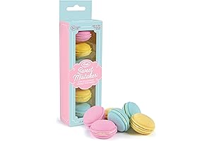 Goma de borrar Macaron de tamaño XL, paquete de 6, perfumada para...