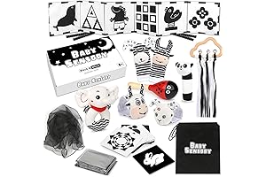 Joyreal High Contrast Tummy Time Baby Toys 0-3 Months