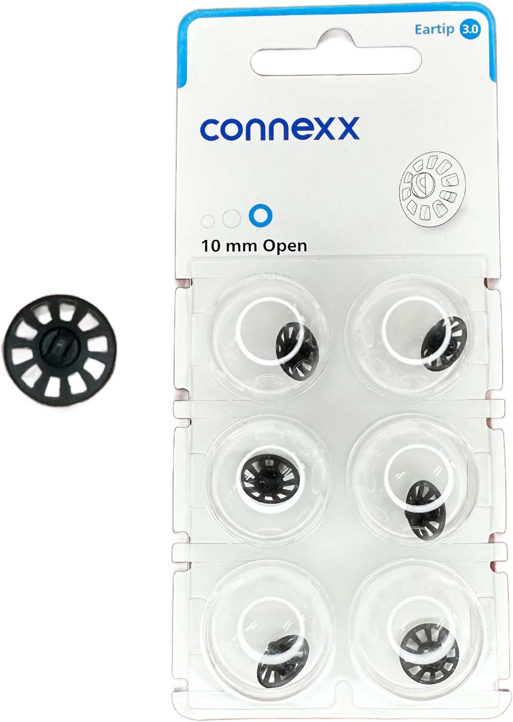 New - Connexx Eartip 3.0 - Open by Signia (Formerly Known as Siemens) (10mm)