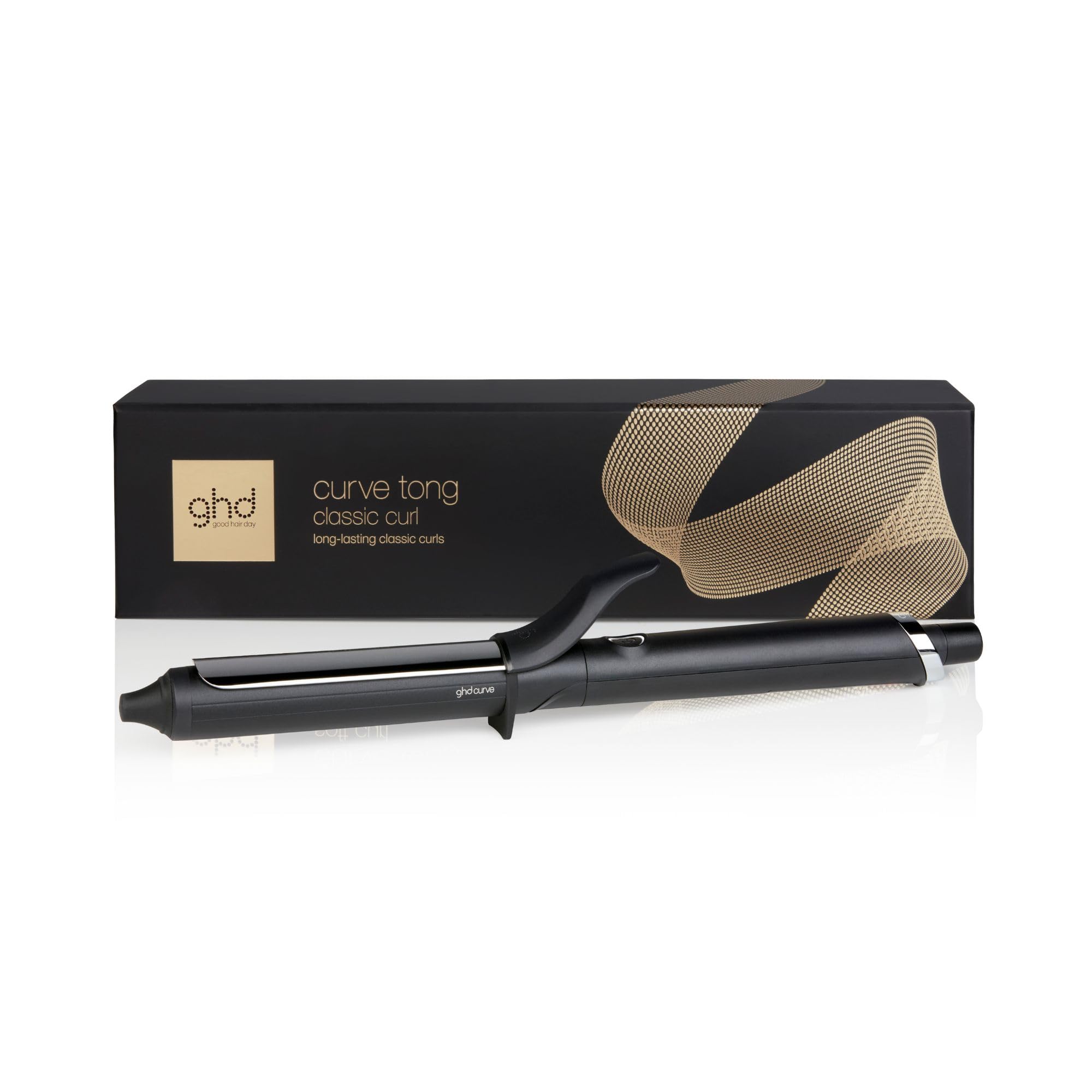ghd - Boucleur ghd Classic Curl Tong - Boucleur professionnel (Noir) - Créez des boucles en 5 à 8...