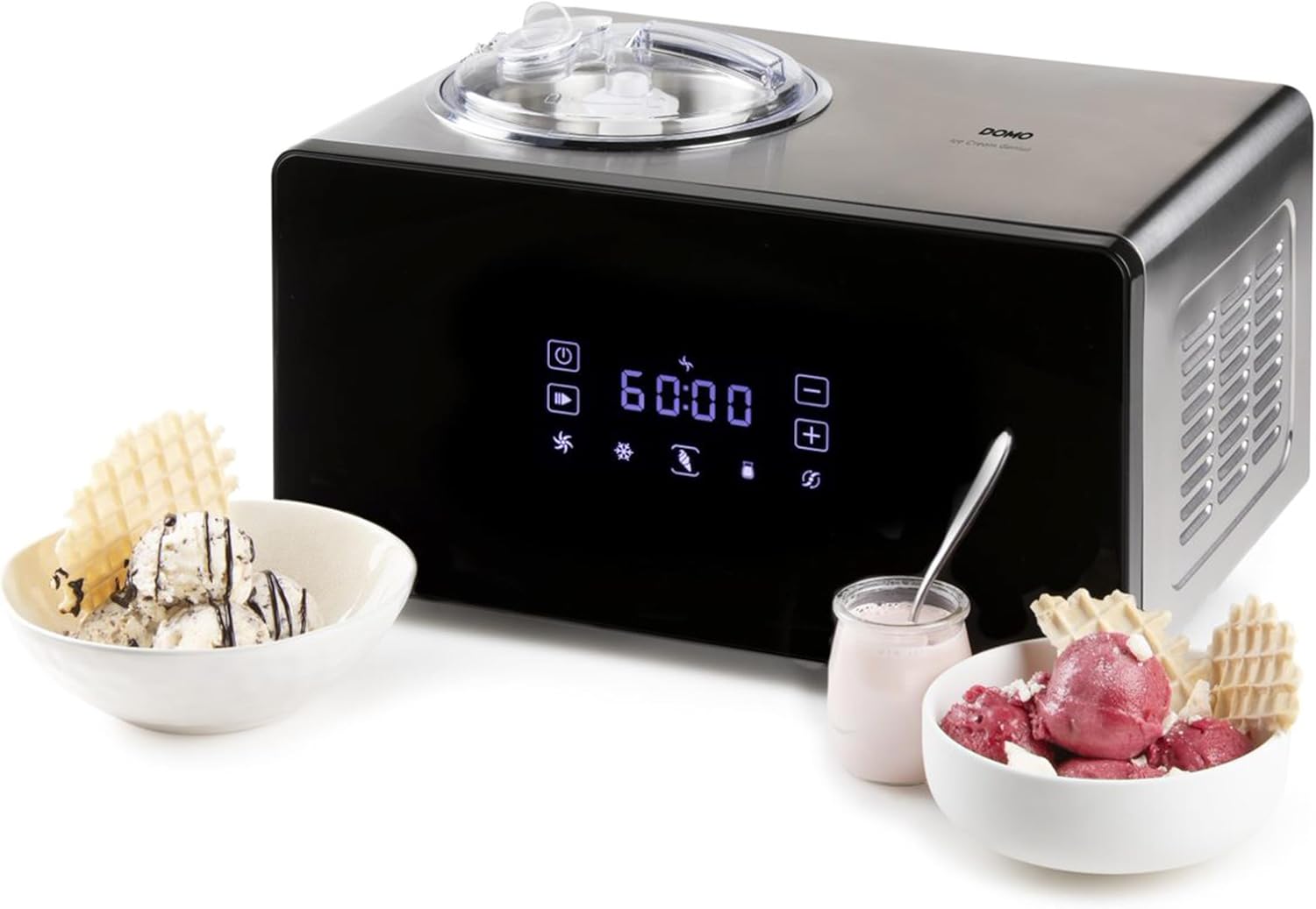 Domo DO92521 Genius Ice Cream Maker with Display 1.5 L Amazon.co.uk