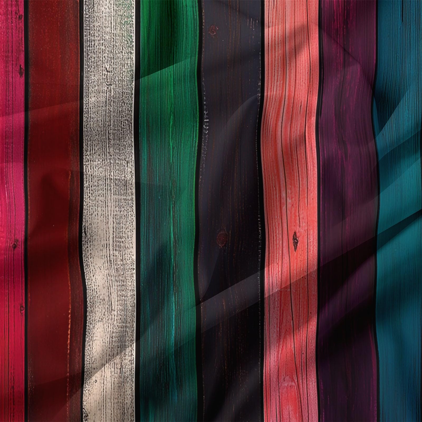 Komplet pościeli 155 x 220 cm, kolorowa struktura drewna, z poliestru 3D, zestaw pościeli, miękka, oddychająca, z 2 poszewkami na poduszkę 80 x 80 cm, na wszystkie pory roku