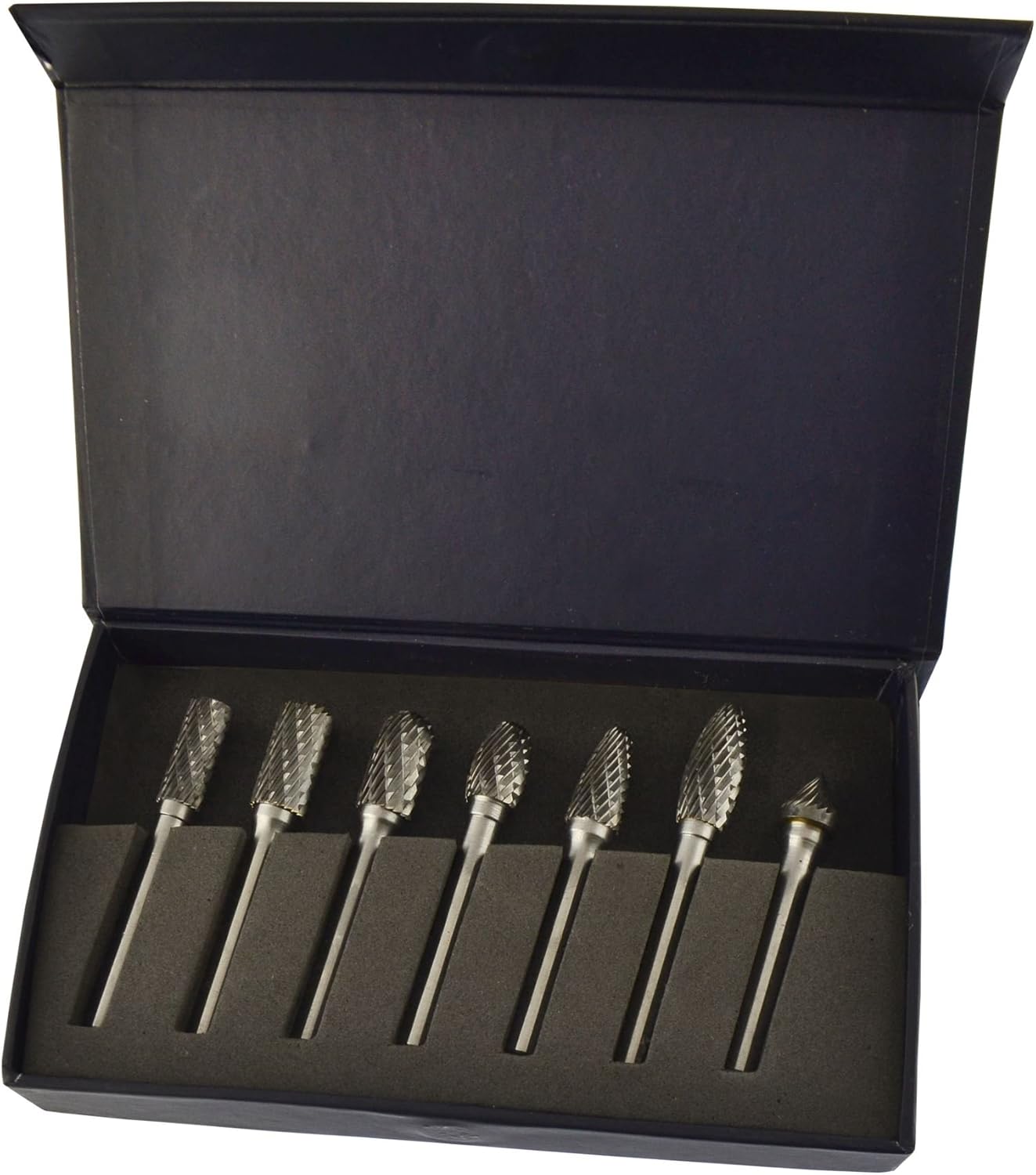 Tungsten Carbide Burr Rotary Files Remover Removal Tool Hole Enlarger 7pc Set