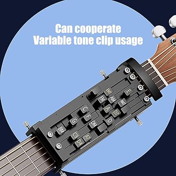 Chord Presser | Ukulele Chord Presser,Learning System Portable Tool for Band Studio Practice Lessons Home Travel Ukulele