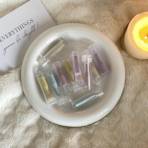 Miniatura 4 de 10 piezas de herramienta de extracción de lentes de contacto duras para lentes RGP y esclerales con estuche transparente, removedor de inserción de