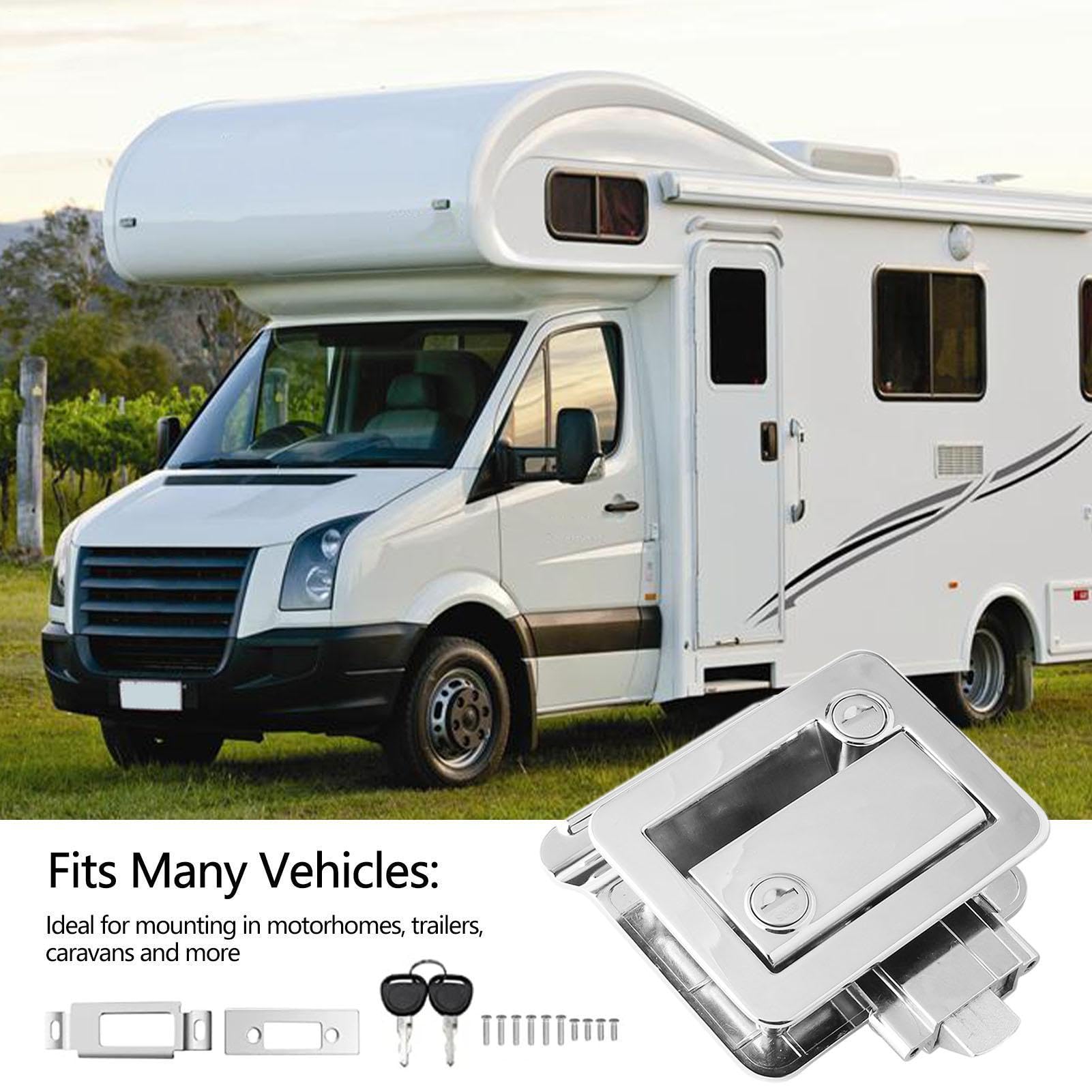 Serratura per camper, serratura per porta camper di controllo accessi | Rimorchio per accessori camper, forniture da campeggio, camper, di controllo roulot