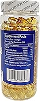 Vista 9 de Aceite de pescado 1000 mg Softgels, 300 mg Omega 3 Suplementos, 200 cápsulas blandas, suministro de 100 días