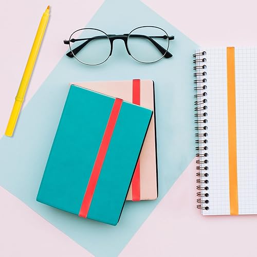 Miniatura 7 de 40 bandas elásticas de goma de 5.5 pulgadas, bandas elásticas de silicona de colores para libros, tarjetas de cartera, cajas de cocina, suministros