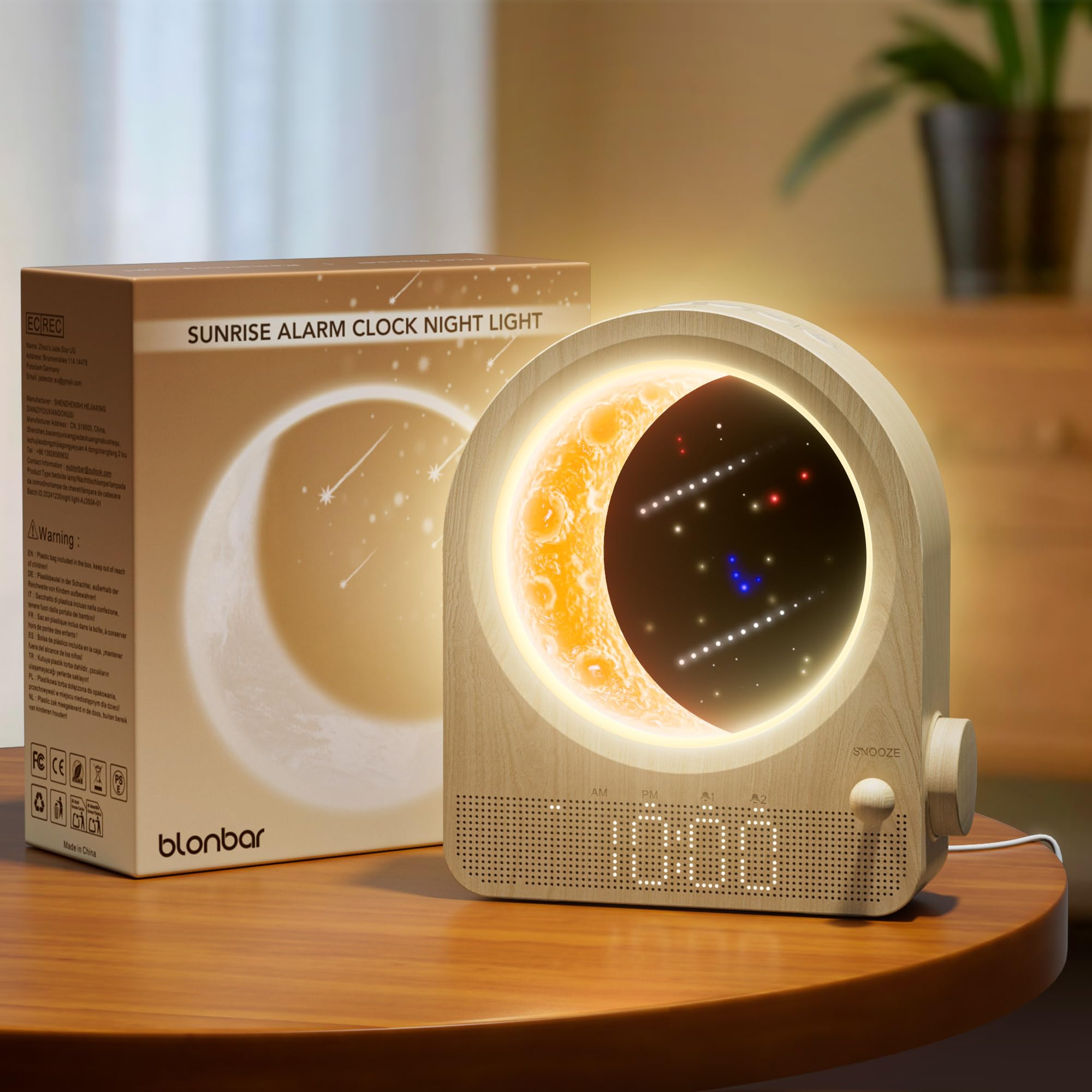 How to Choose the Perfect Moon Lamp for Your Home 11 blonbar Moon Lamp Alarm Clock