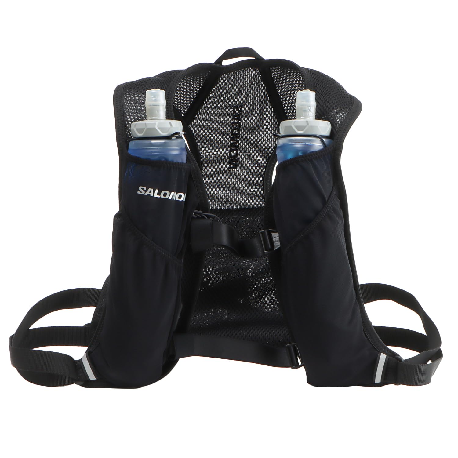 Salomon Agile 2 Gilet Unisex per Idratazione Trail Running Escursionismo MTB, Capacità essenziale, Dettagli riflettenti, Comfort in movimento