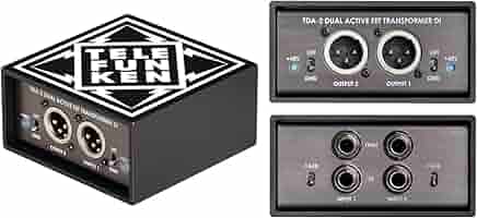 訳あり TDA-2アクティブ ステレオ ダイレクトボックス　TELEFUNKEN Telefunken TDA-2 Active Stereo DI Boxes - Passive DI
