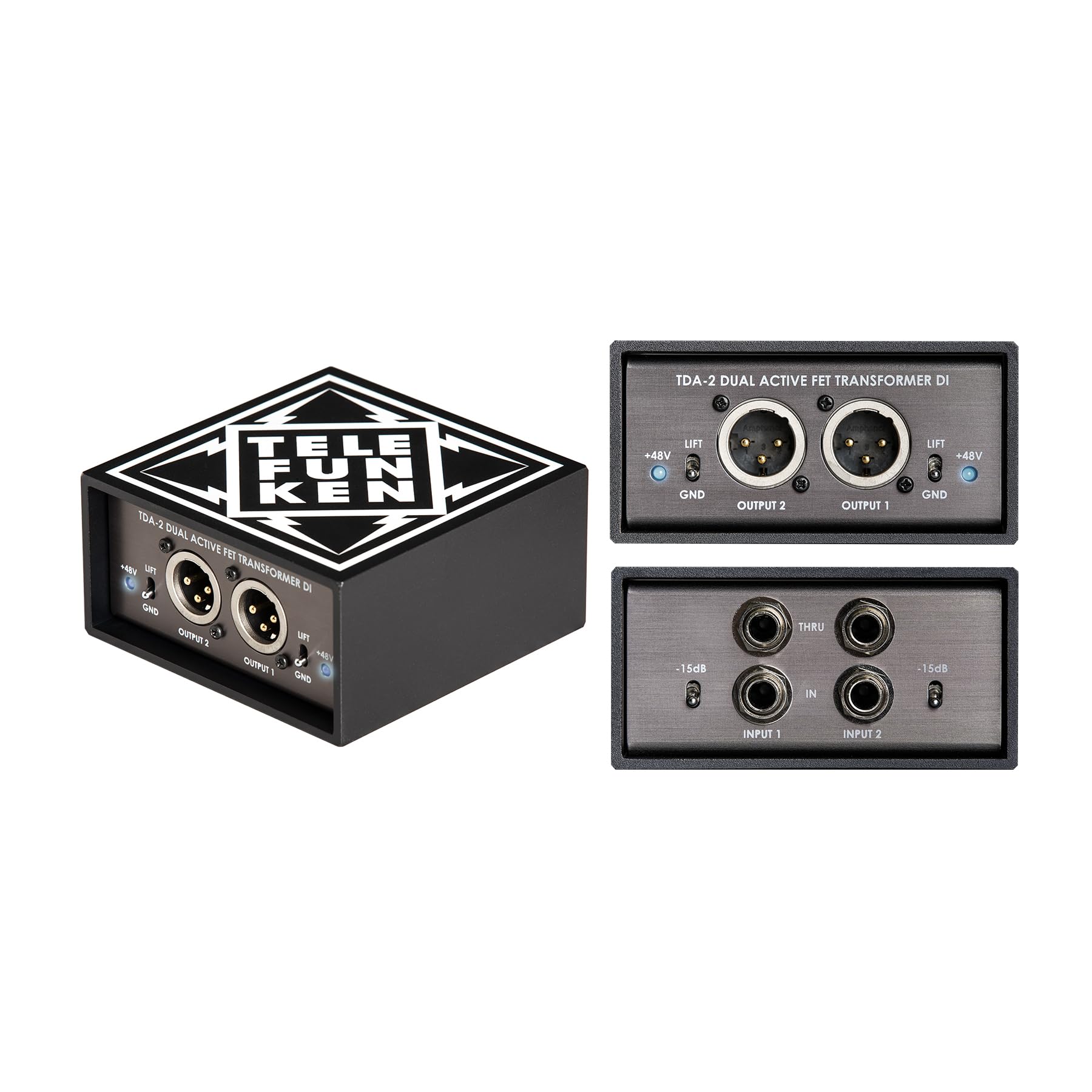 訳あり TDA-2アクティブ ステレオ ダイレクトボックス　TELEFUNKEN Amazon.com: TELEFUNKEN Elektroakustik TDA-2 Dual Active