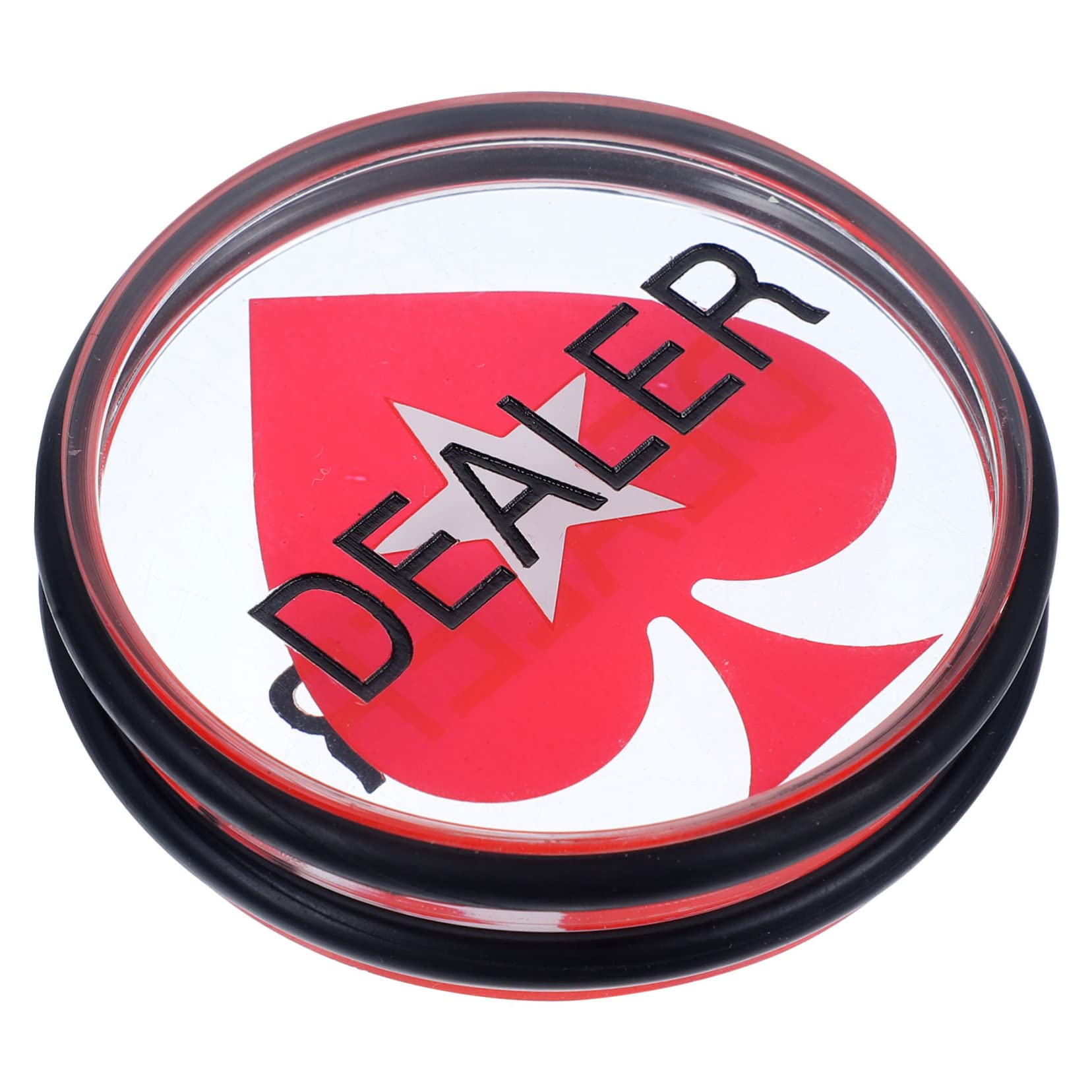 KOMBIUDA Chips Button Acrylic Double-Sided Em Poker and Girls Math Learning Tool