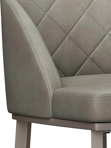 Miniatura 7 de Hillsdale Furniture Phoenix Taburete de altura de mostrador (juego de 2), color gris Peltre,plateado