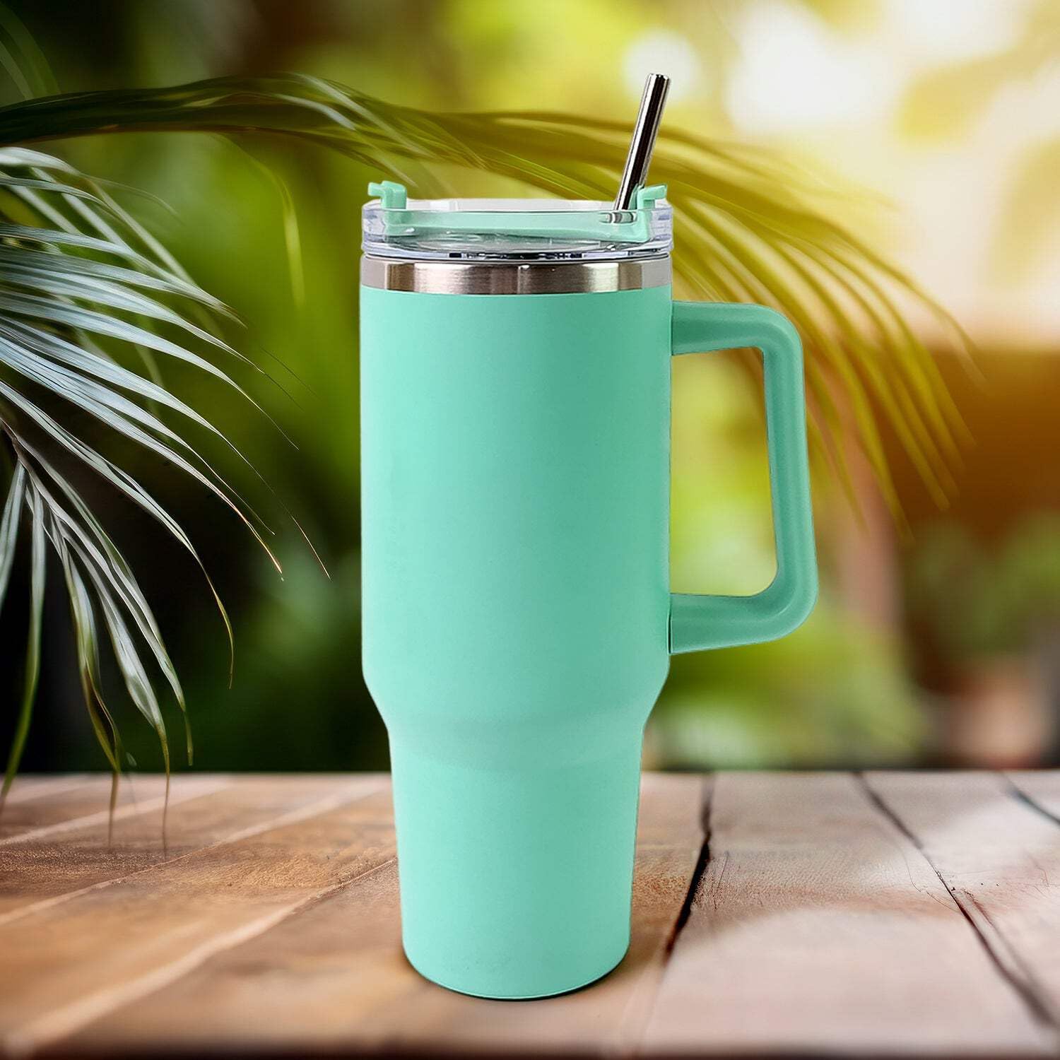 1200 ML Insulated Tumbler with Lid and Straw, Thermal Cope Beer (1200ml / 1 Pc/Mix Color)-image-22