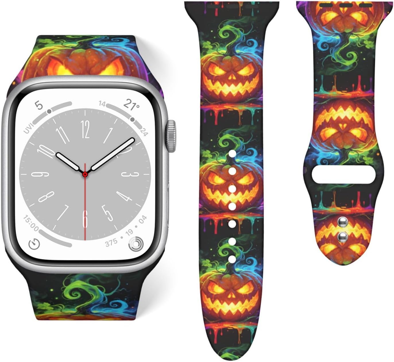 Women Men Universal Fit Silicone Watch Band