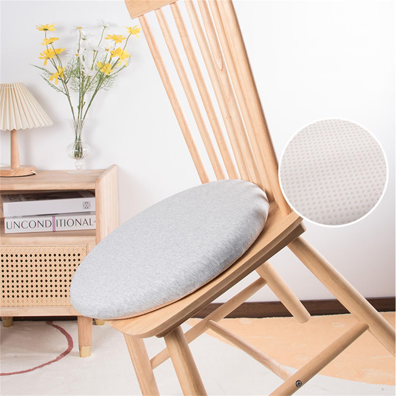 Lot De 12 Coussin De Chaise Rond, Galette De Siège, Coussin D'assise Intérieur/extérieur