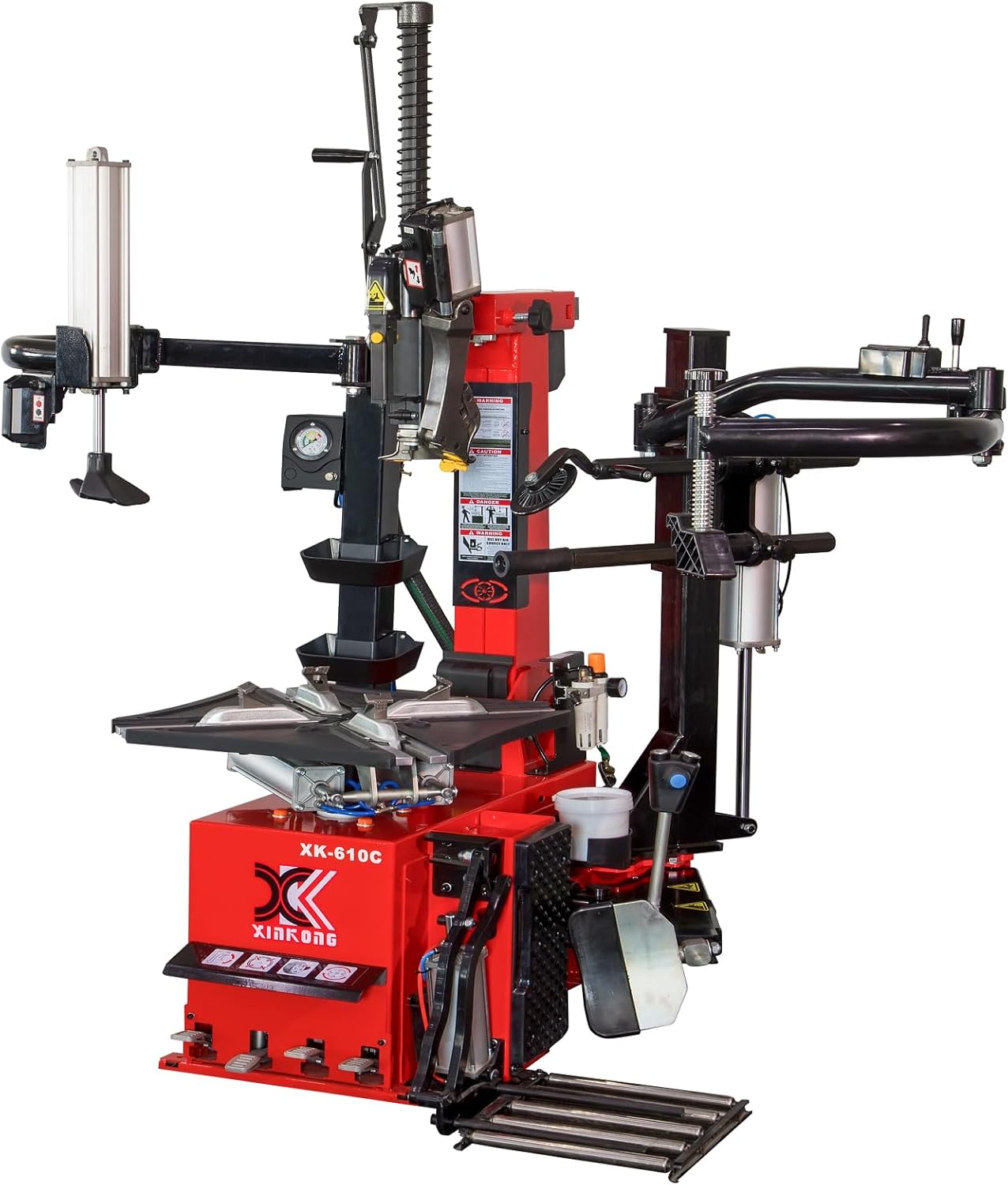 XK-610C Tire Changer Machine 2.0 Horsepower Rim Clamp 26 inches with 12 Months Parts Replacement