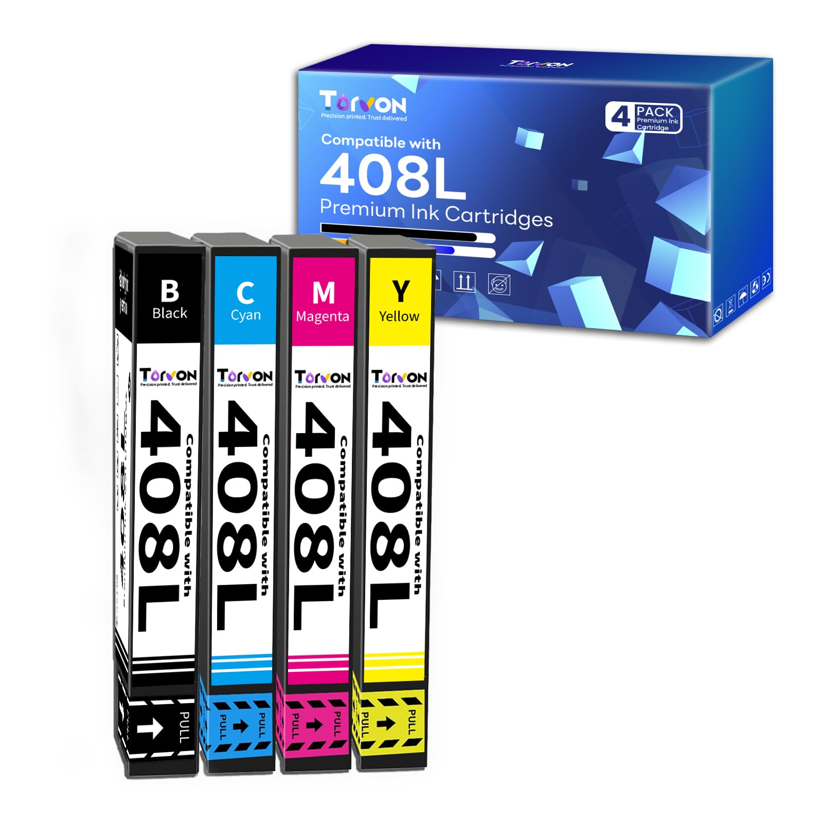 Torvon Kompatibel für 604XL Patronen 12er-Pack Kompatibel für Epson 604XL Patronen Multipack für Expression Home XP-2200 XP-2205 XP-3200 XP-3205 XP-4200 XP-4205 WF-2910 WF-2930 WF-2935 WF-2950