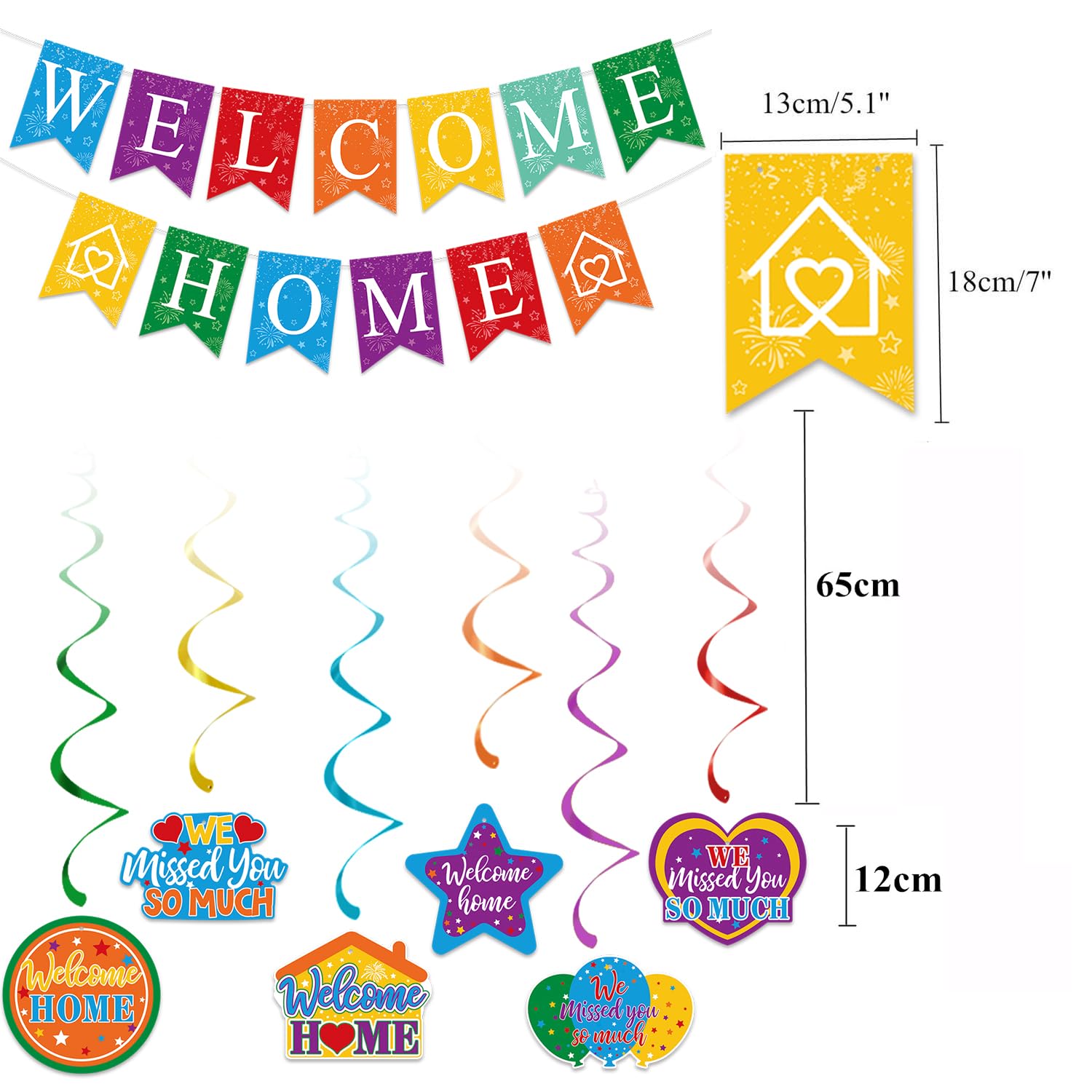 Elicola Welcome Home Decorations Party Supplies - Image 2