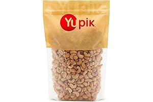 2.2 lb Roasted Salted Cashews from Yupik: A Protein-Rich Treat