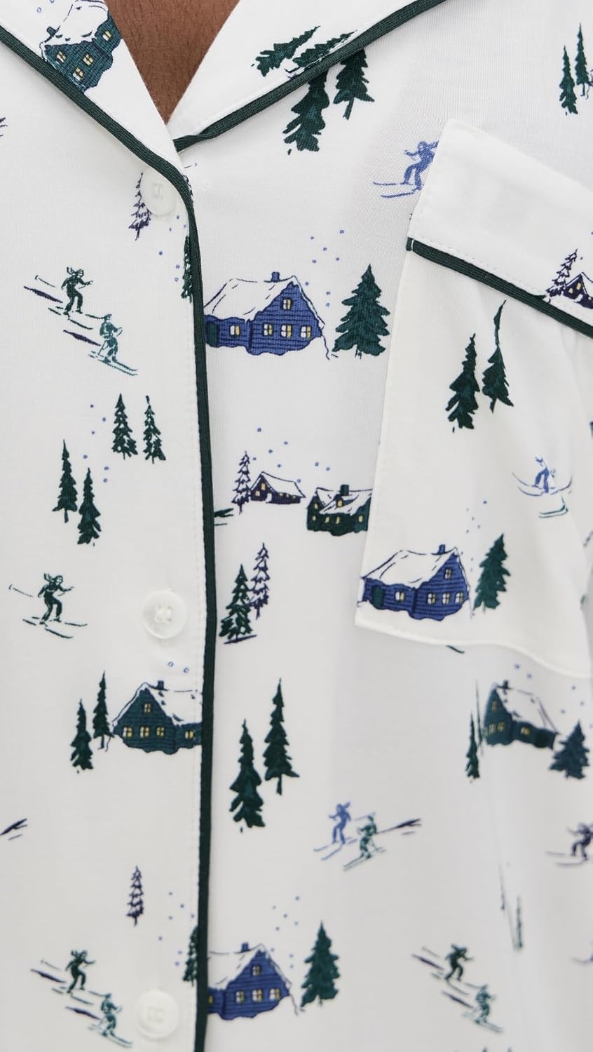 Eberjey Women's Gisele Printed Long PJ Set - Image 6