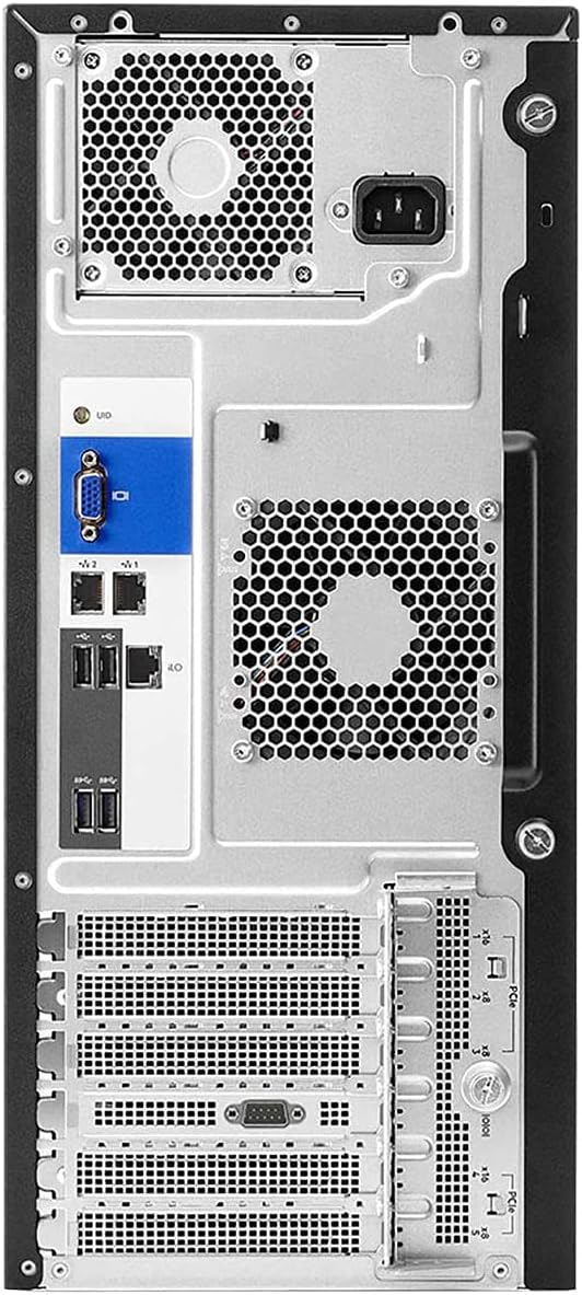 HP ProLiant ML30 Gen10 Tower Server Bundle with Intel Xeon E-2136, 64GB DDR4, 8TB SSD, RAID, Windows Server 2019