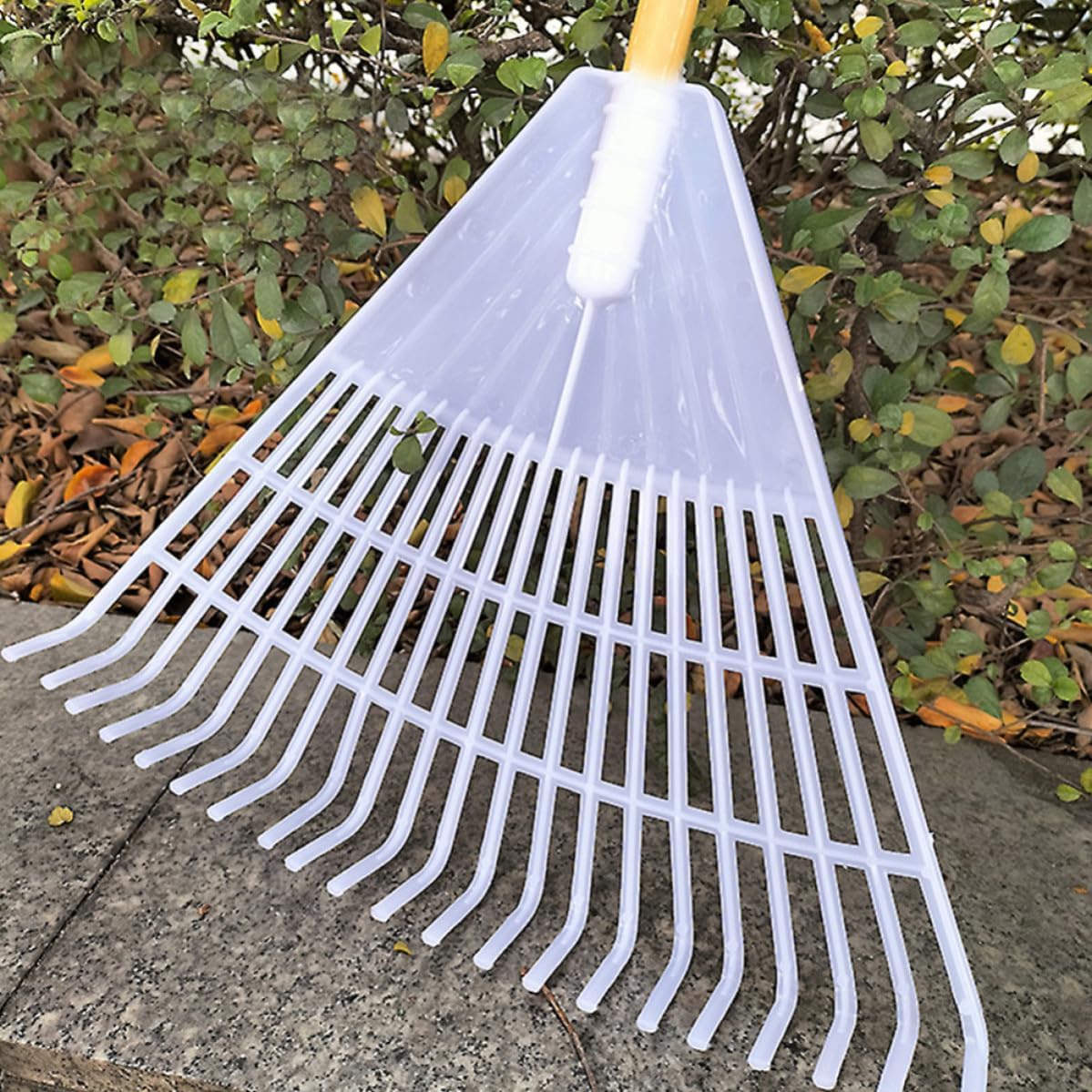 Plastic Cleaning Lawn Spacing Rake Tooth with Fine for Efficient in Clean White the Garden Ground and Fallen Leaves Outdoor Yard image 4