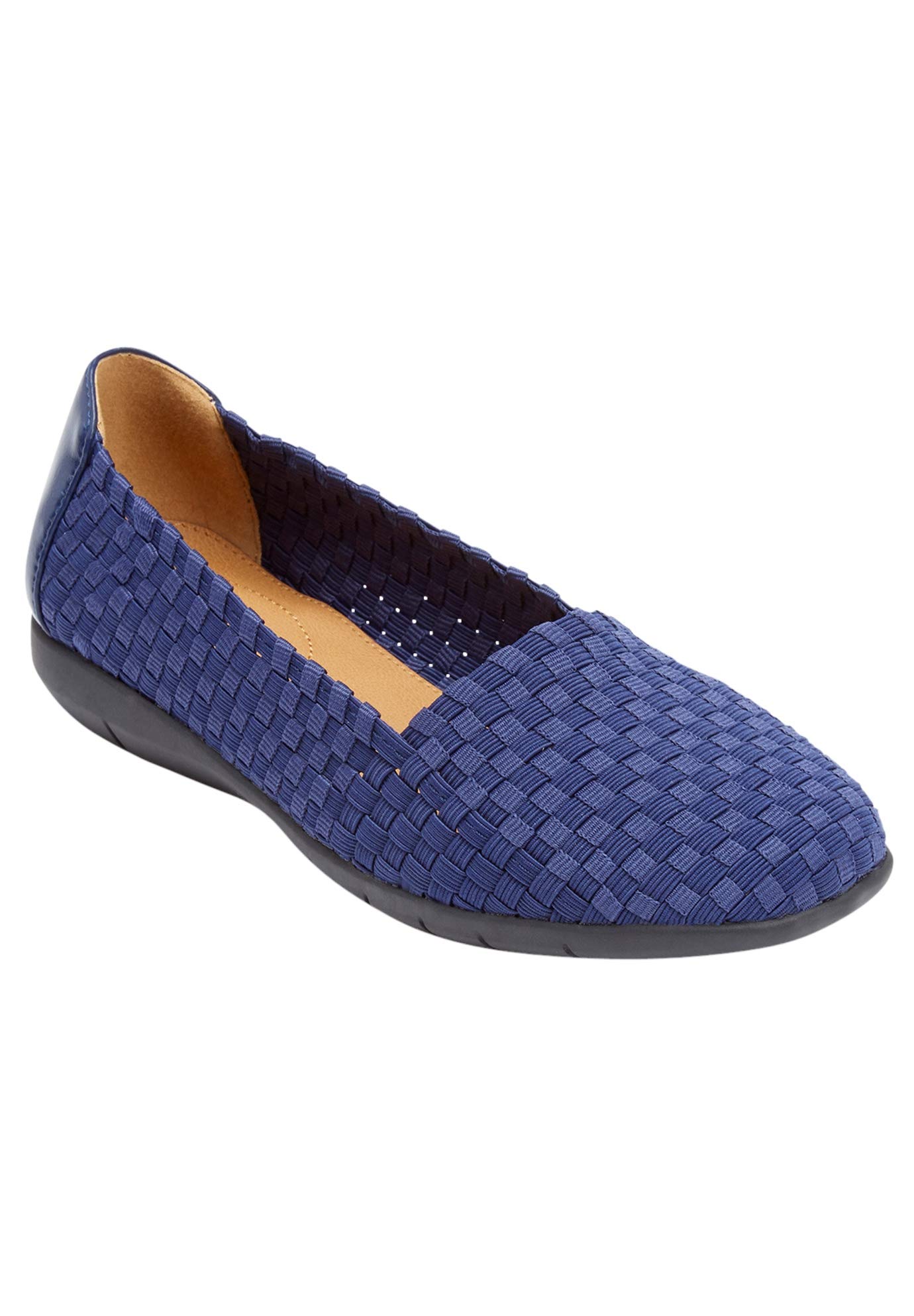 ComfortviewWomen's The Bethany Slip On Flat (Wide Widths Available)