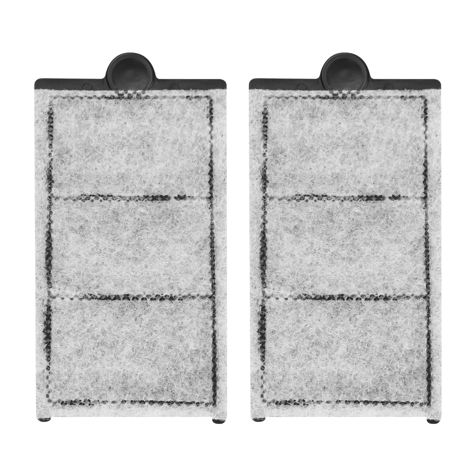 Paquete de 2 cartuchos de carbono de repuesto para tanque de peces Aquatop serie Piscis, se adapta a todos los modelos Piscis, para modelos PCS-5G, PCS-3G, PCS-5GB y PCS-5GC, fácil de instalar