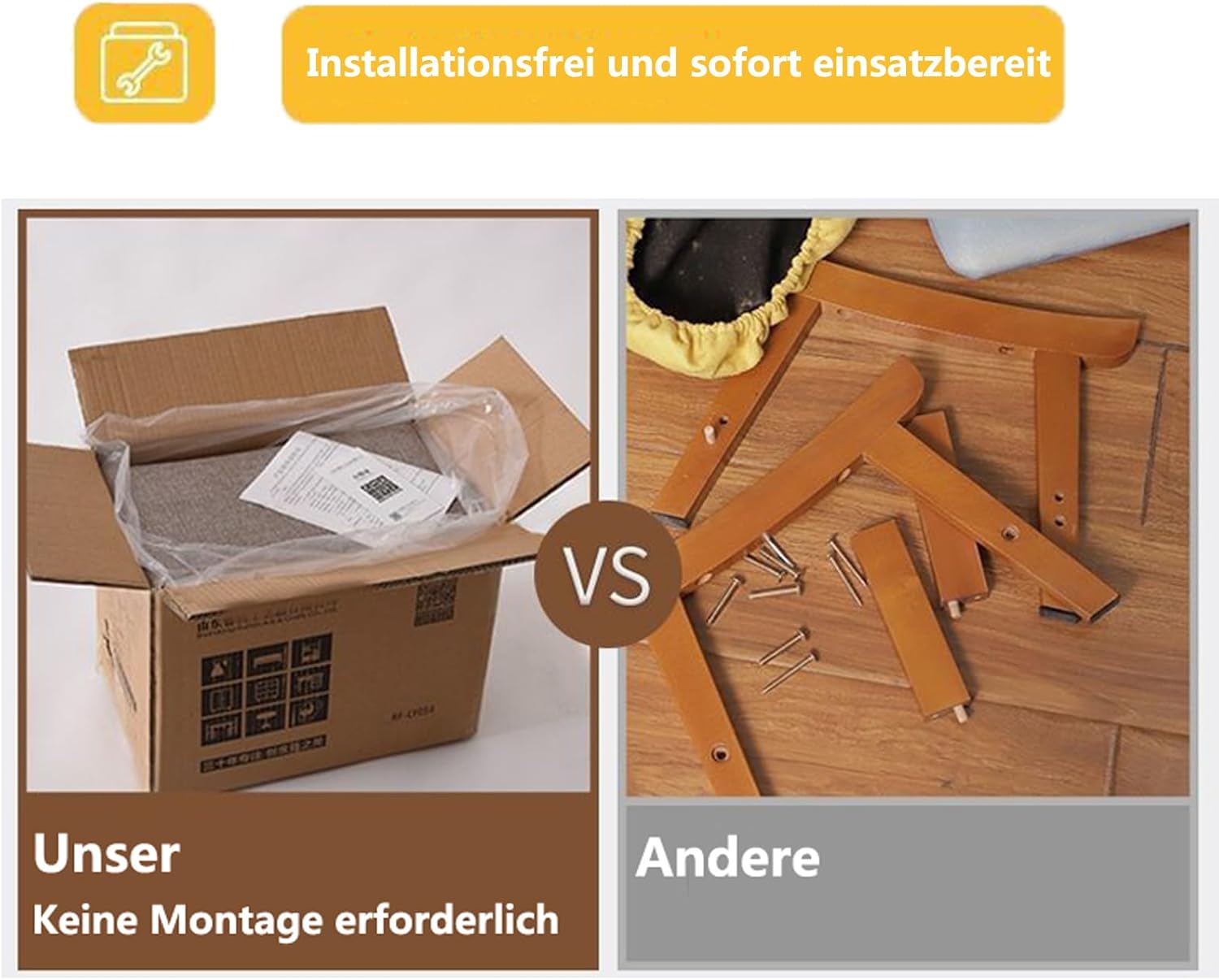 取り外し可能な洗えるカバー付きの小さな木製フットスツール - 組み立て不要 容量100kg コンパクト 玄関スツール 38x24x2