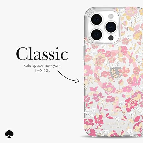 Miniatura 4 de Kate Spade New York - Funda para iPhone 15 Pro Max, compatible con MagSafe, color rosa degradado