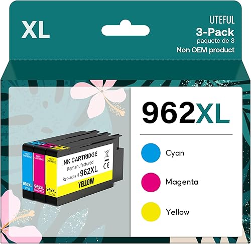 Cartucho de tinta 962XL de repuesto para cartuchos de tinta HP 962, compatibles con cartuchos de tinta HP 9010, funciona para impresoras OfficeJet