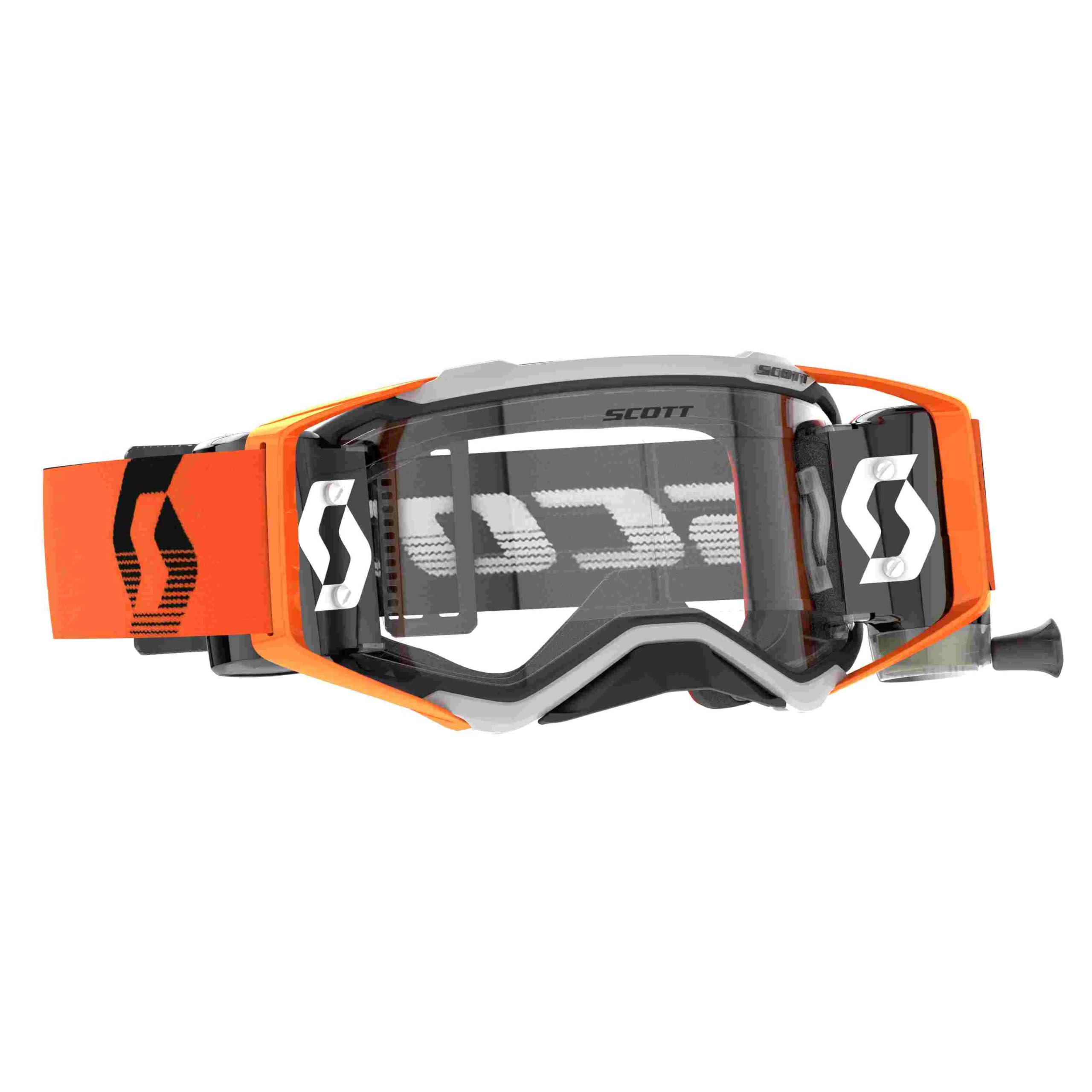 Prospect Wfs Goggles Clear Visor Orange WFS Roll-Off System NoFog Lens Treatment