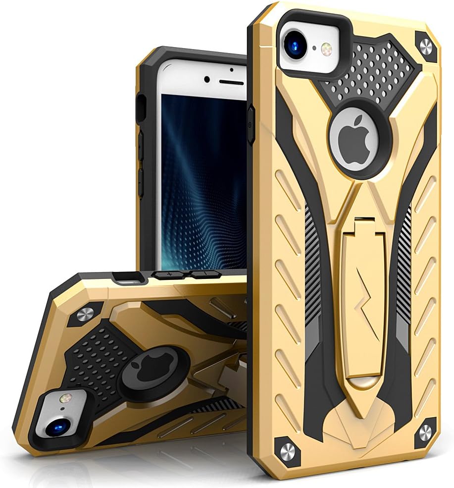 iPhone 7 Case, Zizo [Static Series] Shockproof [Military Grade Drop Tested] with Built-in Kickstand [iPhone 7 Heavy Duty Case] Impact Resistant