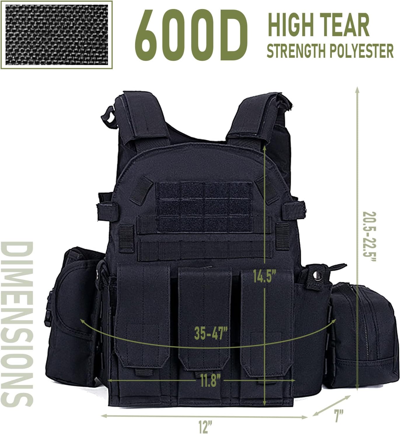 Airsoft Vest Outdoor Adjustable Airsoft Molle Vest Combat Training Protective Costume Paintball Clothing - Image 2