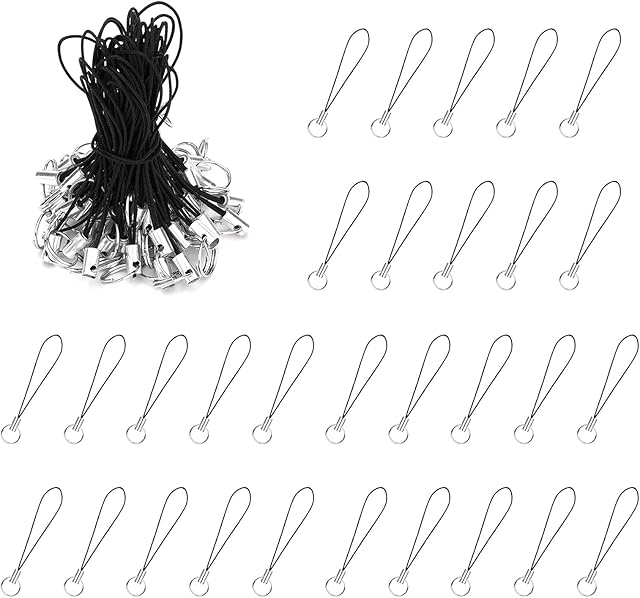 SAVITA Split Ring Strap for Mobile Cell, Detachable Lanyard Phone Ring Strap Cellphone Cord for Hanging Charms Pendents USB Keychain