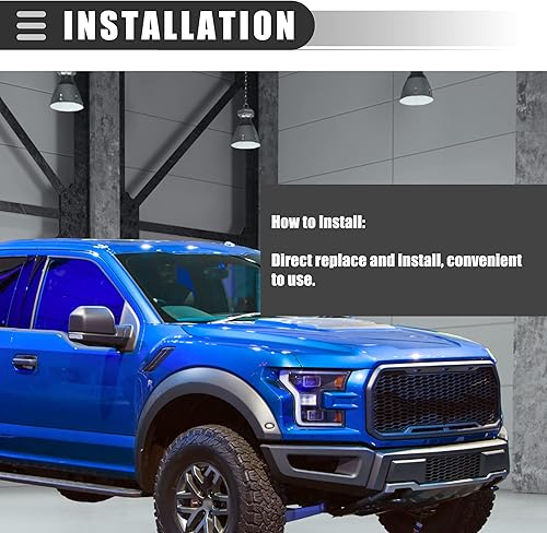 Miniatura 4 de Motoforti 3W7Z17603AA, kit de boquillas para limpiaparabrisas delantero, manguera de lavado de parabrisas, para Ford F150 2004-2013, con 6