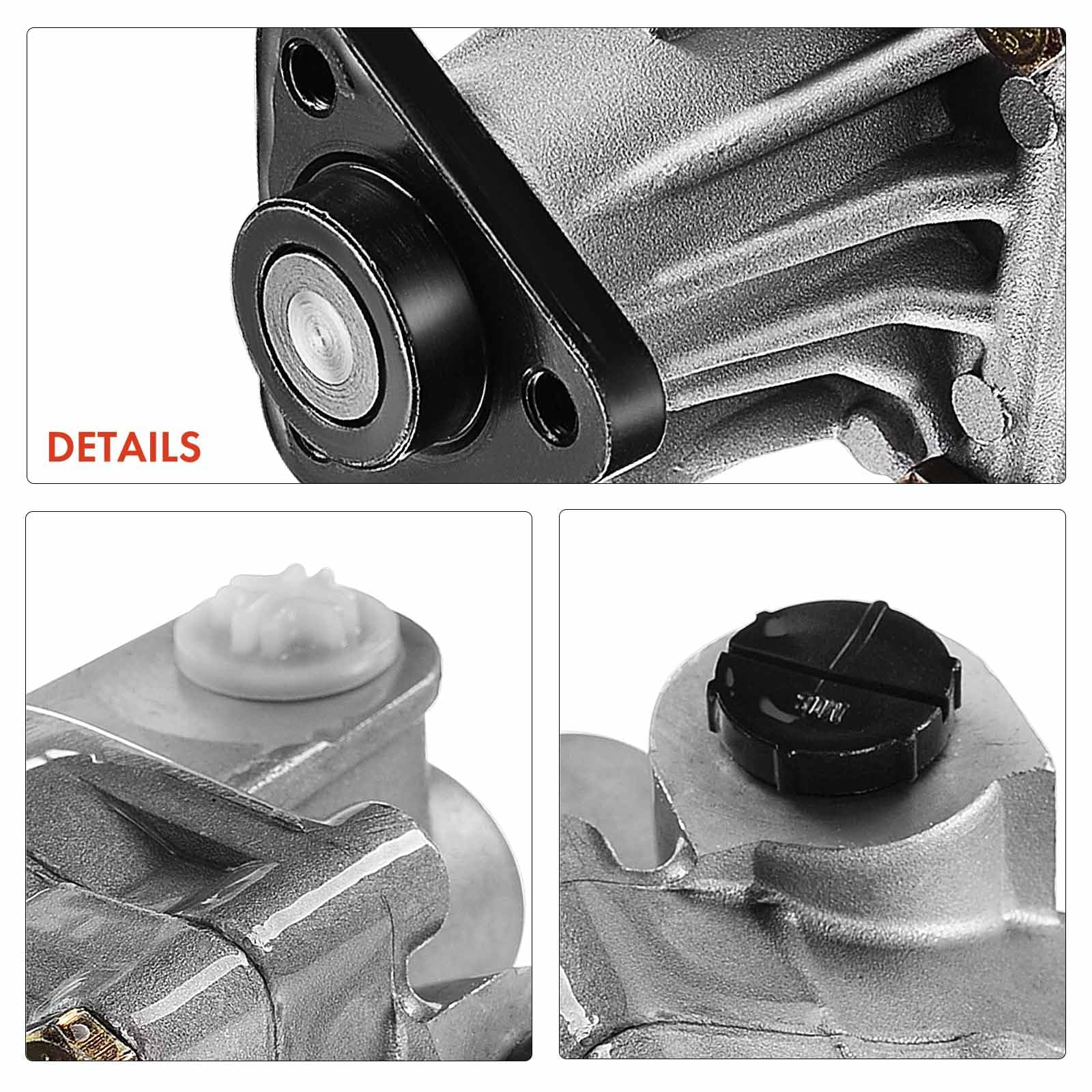 Frankberg Servopumpe Hydraulisch Lenkung ohne Riemenscheiben Kompatibel mit A6 4B C5 3.7L-4.2L 1998-2005 A8 4D2 4D8 2.8L-6.0L 1994-2002 Replace# 4D0145155H