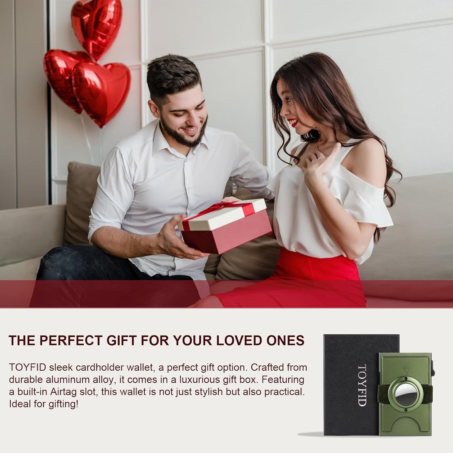 Minimalist Wallet for Men,Slim Wallet Compatible with AirTag,Card Holder Metal Wallet,Pop Up Wallet,Metal Card Holder,Quick Access Card,Rfid Blocking Protection,Hold 12+ Credit Cards (Army Green) - Image 9