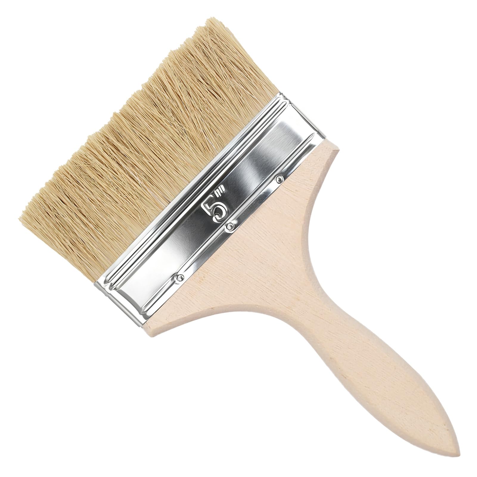 Masonry Paint Brush,4.9 inch Paint Brush,Masonry Brush,Paint Outdoor Brush,Oil Brush,for Varnishing,Staining,Wood,Wall,Gesso and Limewash