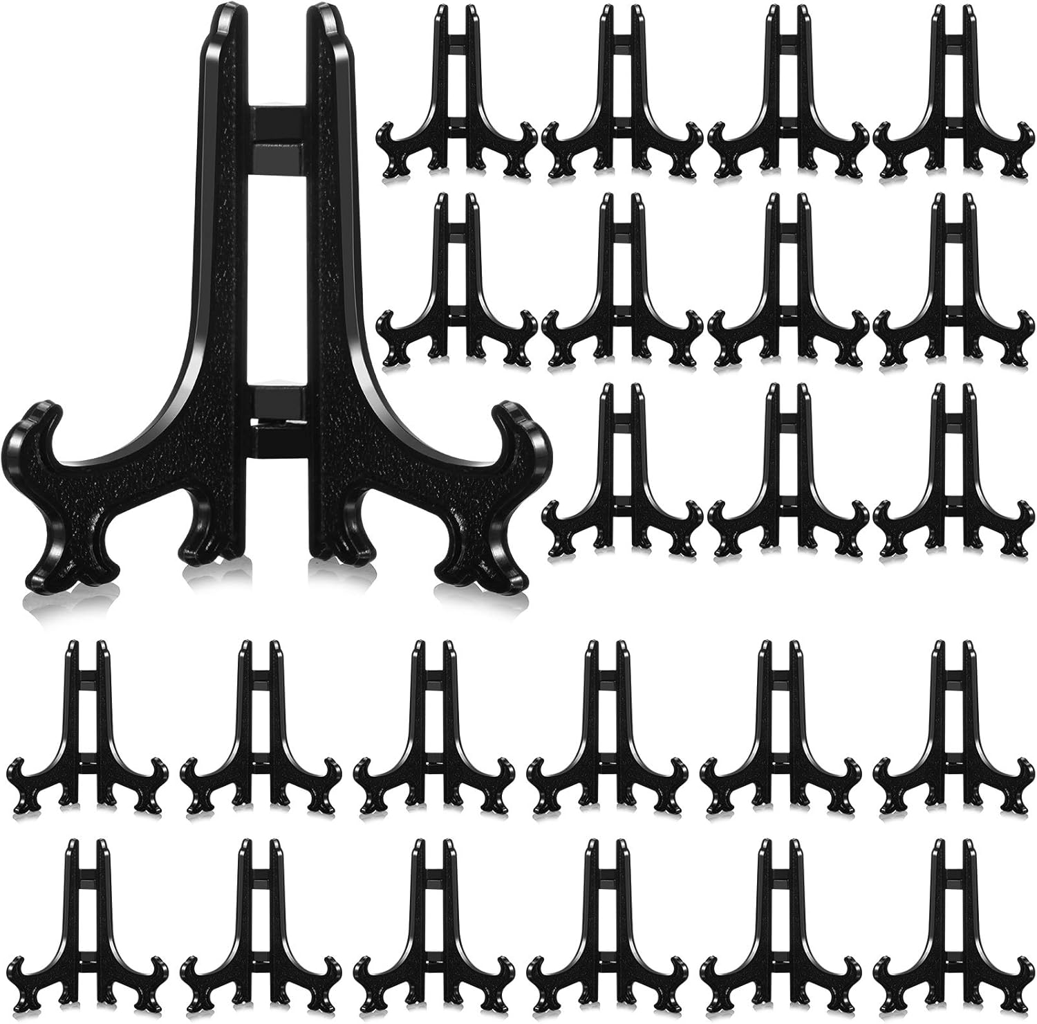 48 Pieces Mini Easel Stands Plastic Plate Stand Holder