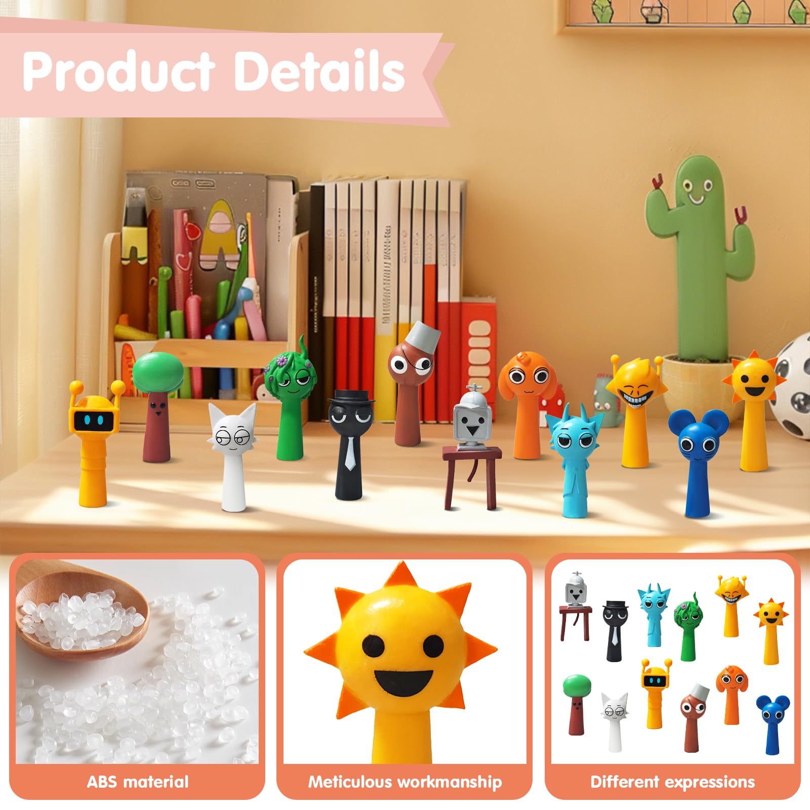 Chaud 12 Pièces Sprunki Figure Jeu Modèle Juguetes 7 Cm PVC Sprunky Figuras Jouets Ensemble