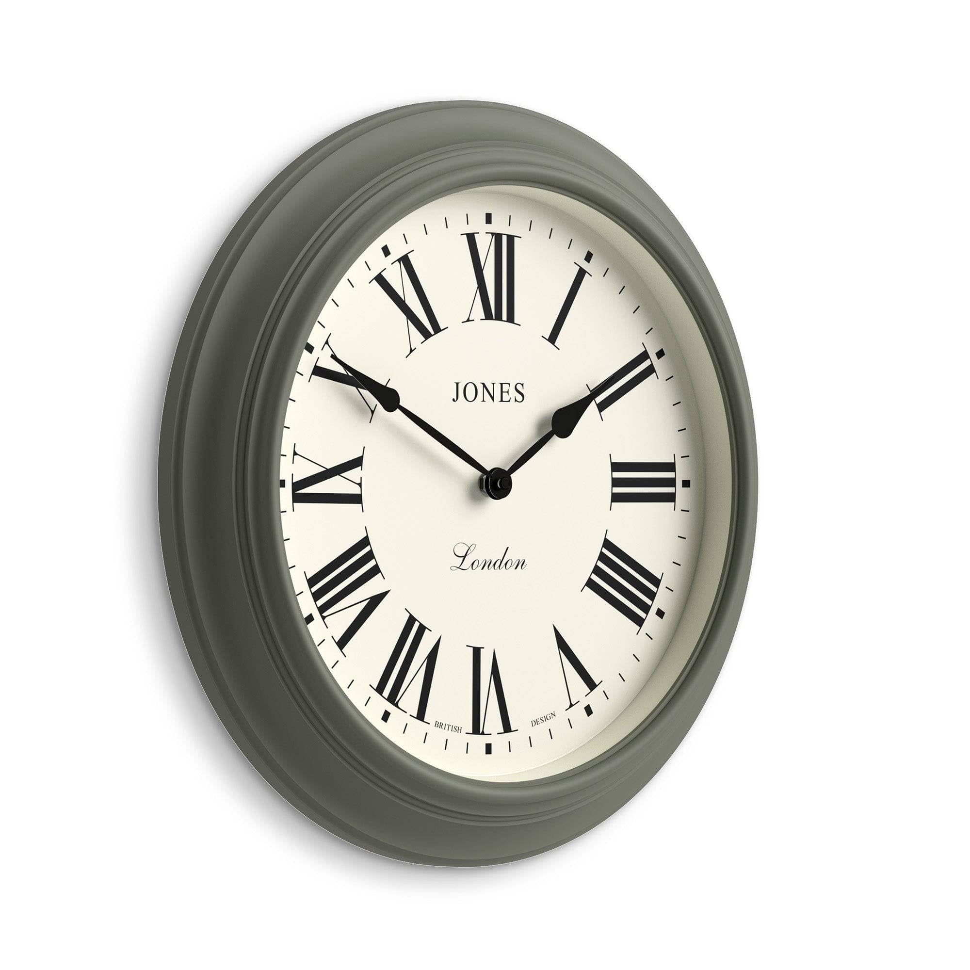 JONES CLOCKS® Supper Club Horloge Murale | Grand Horloge Ronde