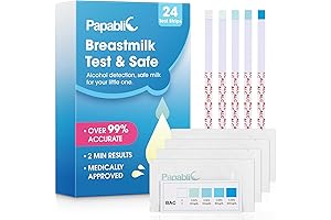 24-Count Papablic Breastmilk Alcohol Test Strips